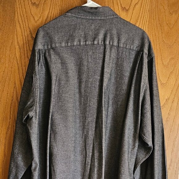 Wrangler Denim Shirt Mens 3XL Flex For Comfort Gray Button Up - Picture 4 of 4